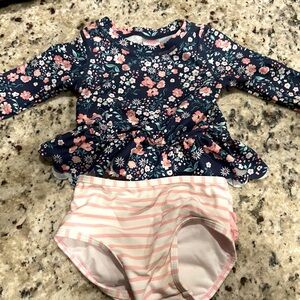 Ruffle Butts baby girl swimsuit size 12-18 months
